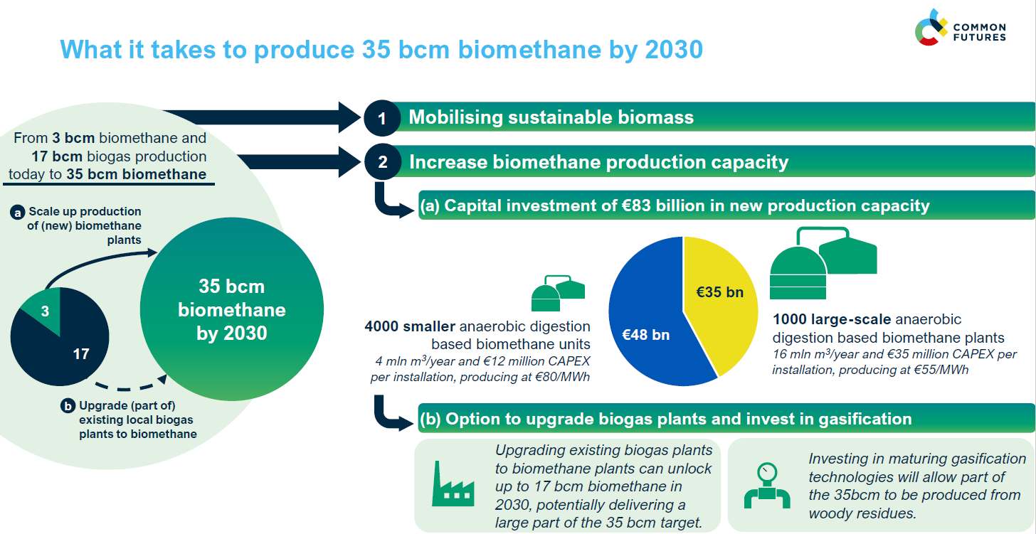 EU target for 35 bcm biomethane